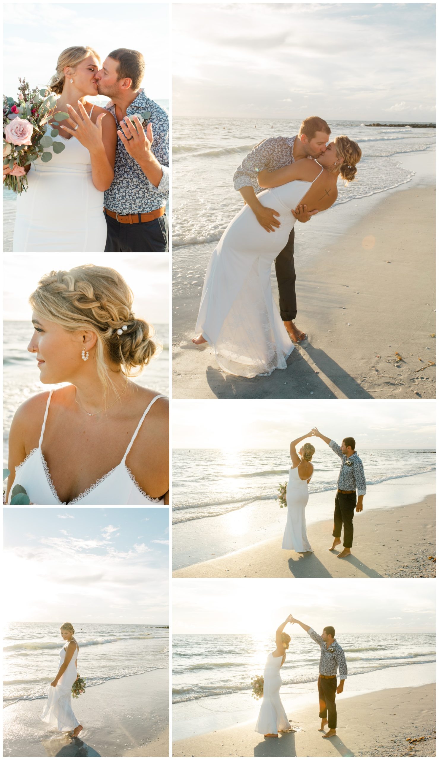 Elopement at Sunset Beach - couples portraits - elizabeth baxter photography, lasting luxe