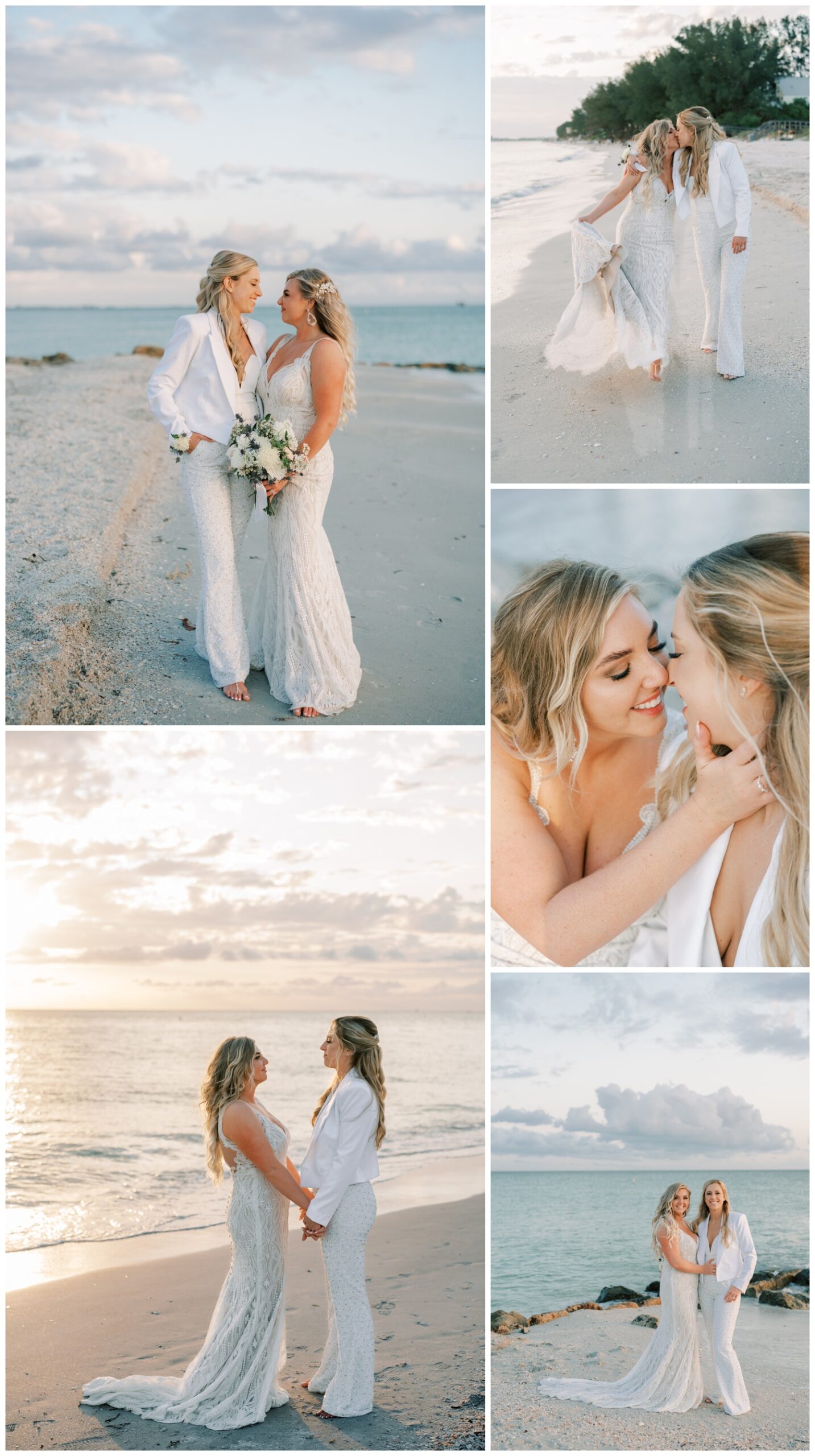 Couples photos on Sunset Beach - stephanie lanni photography, st pete elopement package, lasting luxe artistry