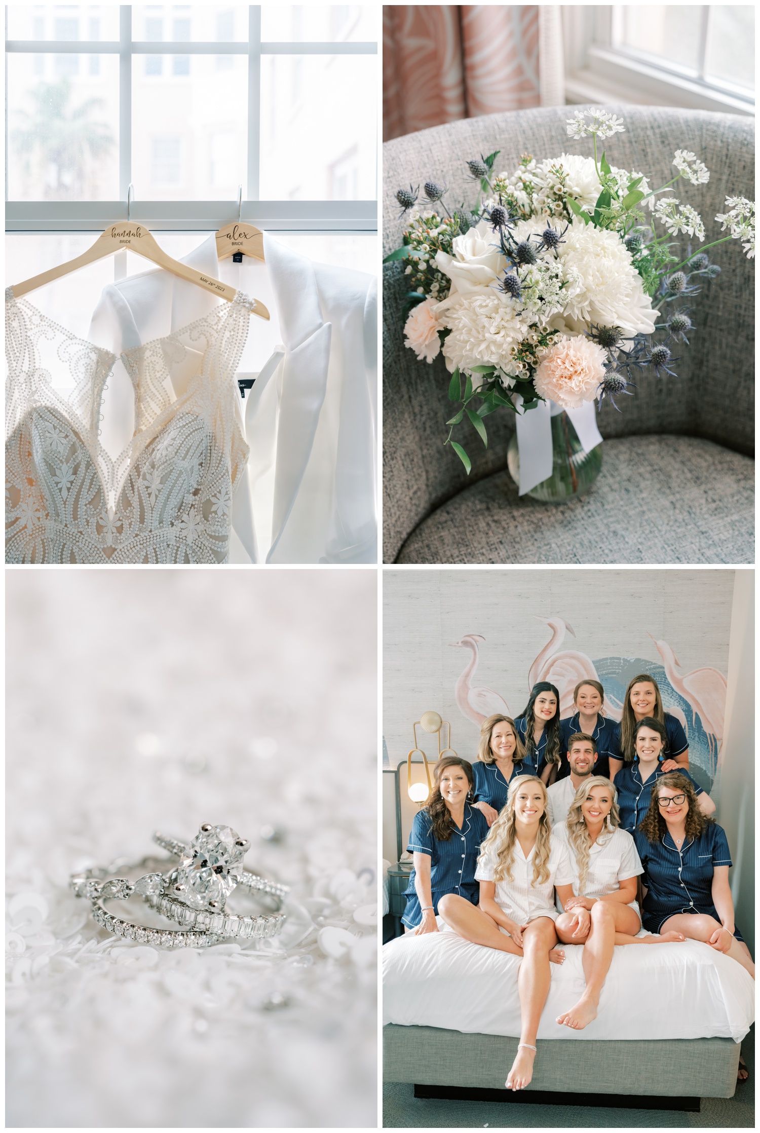 Getting ready photos - stephanie lanni photography, arms of persephone florals, lasting luxe artistry hair and makeup, st pete elopement package