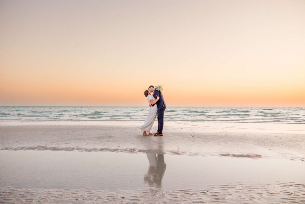 10 signs you should elope and a st. Pete elopement on Sunset Beach