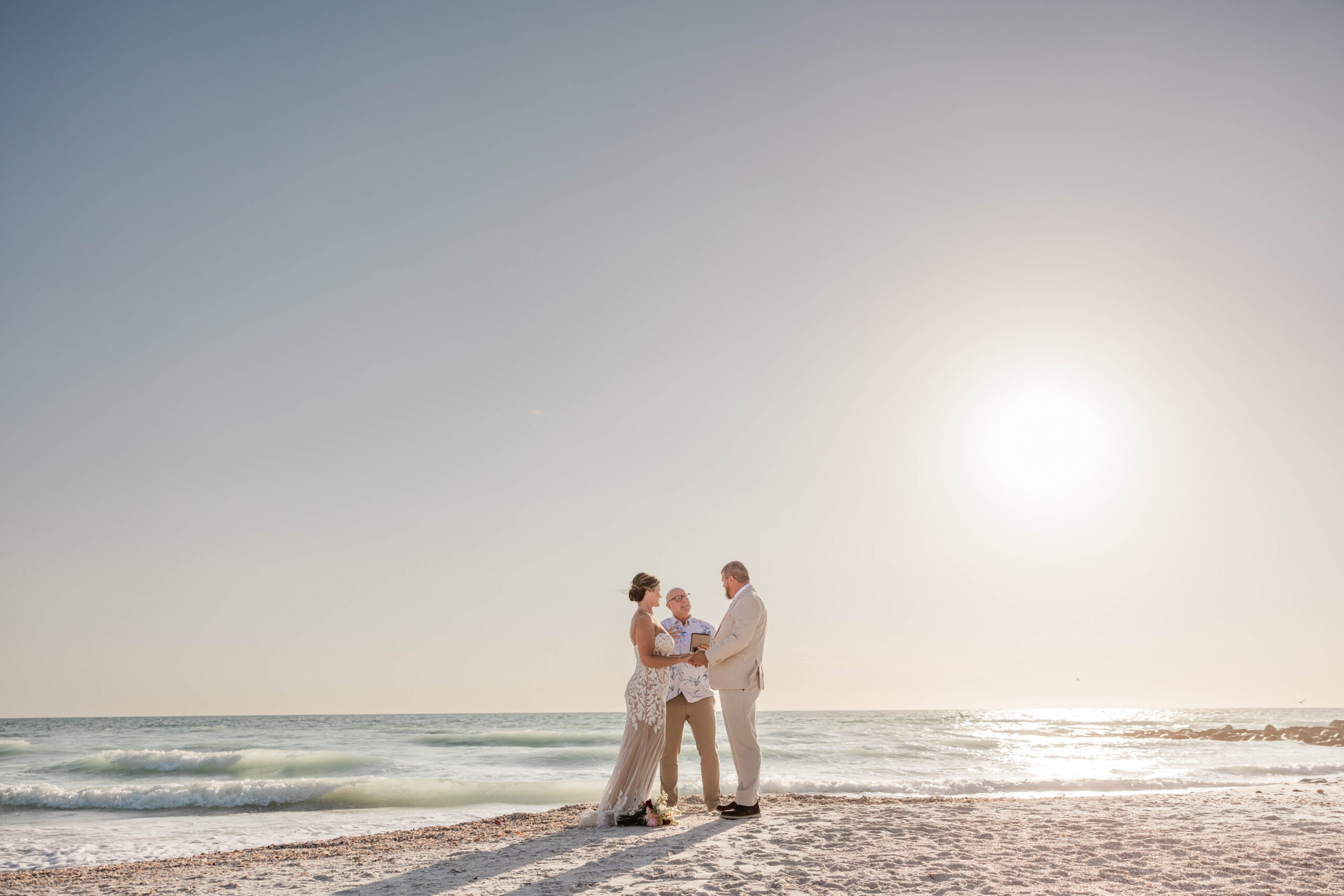 St. Pete Elopement on Sunset Beach